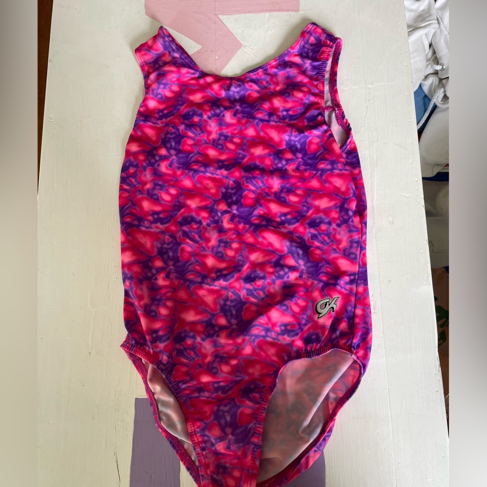 GK ELITE tie dye leotard